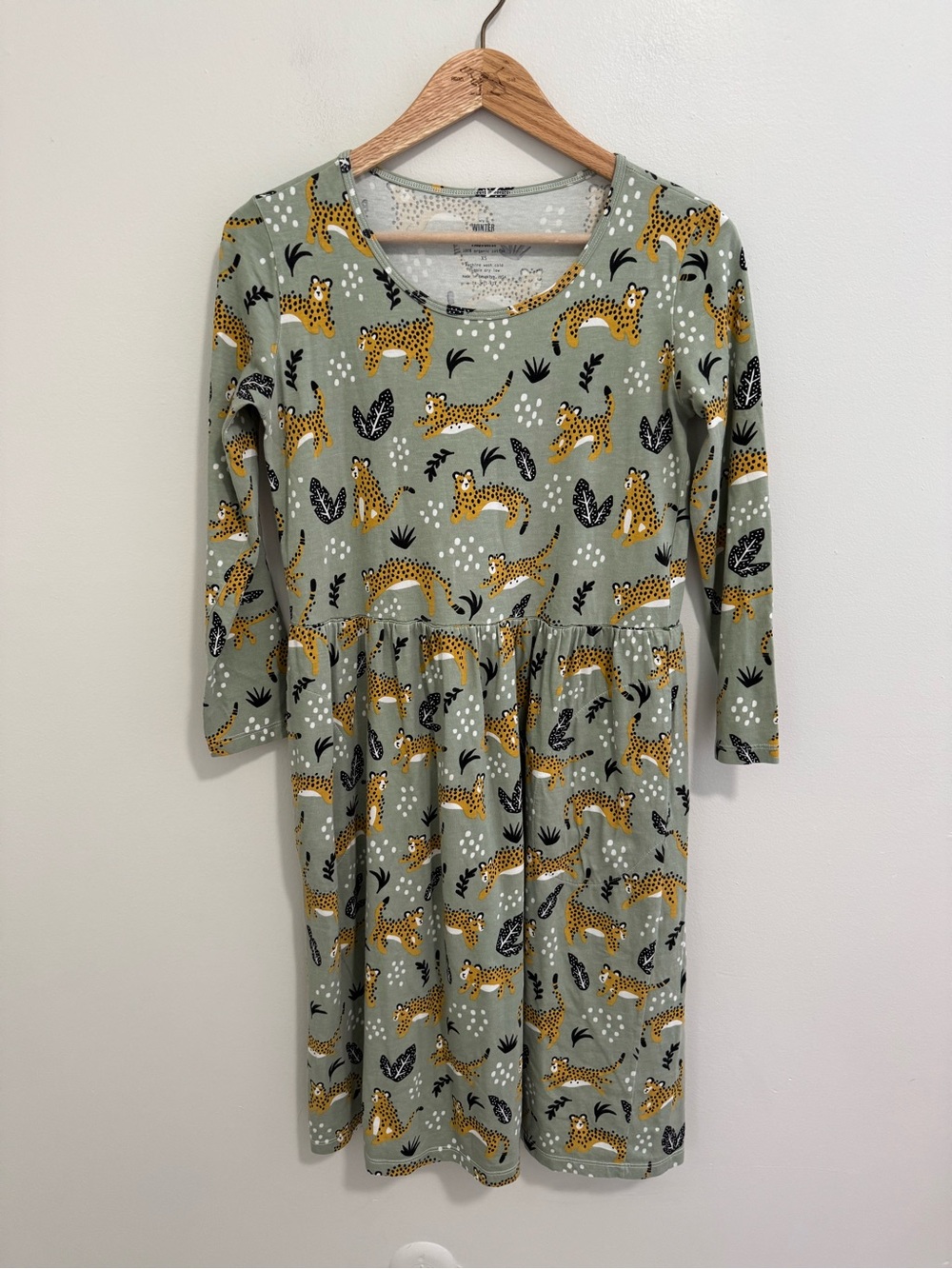 Winter Water Factory Cheetah Print Dress